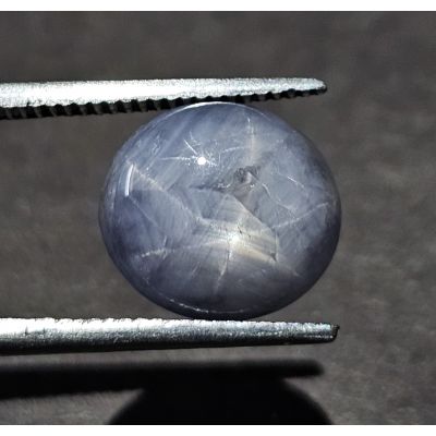 7.10   CARATS  Natural Slate Gray Star Sapphire  10.75x8.89x6.42 mm