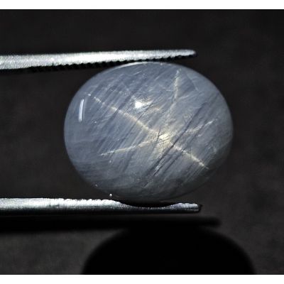 24.20 Carats Natural Light Slate Gray Star Sapphire 17.14 x 15.29 x 8.41 mm