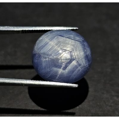 14.22 Carats Natural Kashmir Blue Star Sapphire 14.83 x 13.06 x 6.85 mm