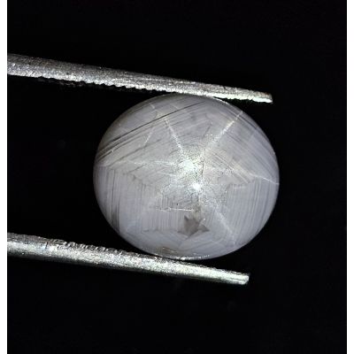 8.33  CARATS  Natural Cool Gray Star Sapphire  11.22 x 9.72 x 7.65 mm