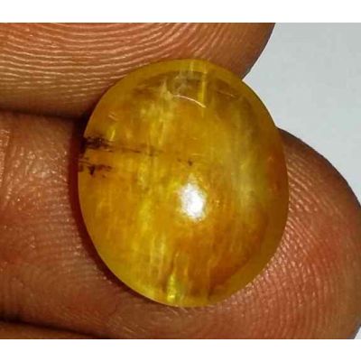 4.58 Carats Natural Chrysoberyl Opal Cat's Eye 13.47 x 11.42 x 5.25 mm