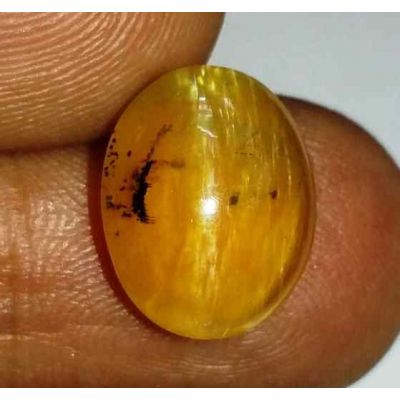 5.32 Carats Natural Chrysoberyl Opal Cat's Eye 13.16 x 10.61 x 6.37 mm