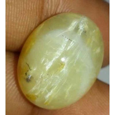 17.16 Carat Natural Chrysoberyl Opal Cat's Eye 18.90 x 14.81 x 10.96 mm