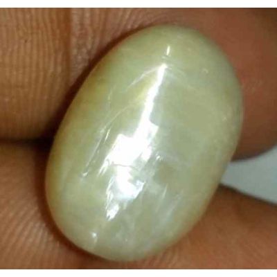 15.74 Carat Natural Chrysoberyl Opal Cat's Eye 18.14 x 12.07 x 10.95 mm