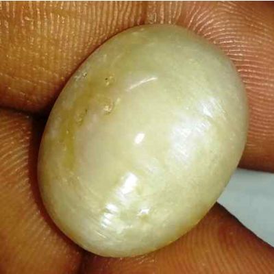 17.60 Carat Natural Chrysoberyl Opal Cat's Eye 20.78 x 16.26 x 9.32 mm