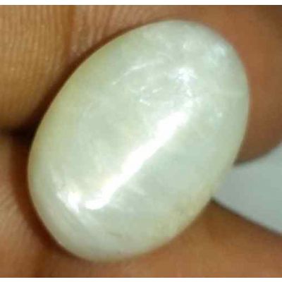 15.35 Carat Natural Chrysoberyl Opal Cat's Eye 17.81 x 12.60 x 7.61 mm