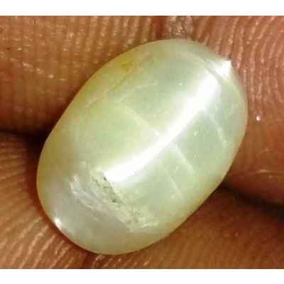 2.54 Carat Natural Chrysoberyl Opal Cat's Eye 10.90 x 7.77 x 4.79 mm