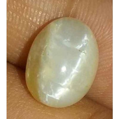 4.00 Carat Natural Chrysoberyl Opal Cat's Eye 11.19 x 8.82 x 7.24 mm