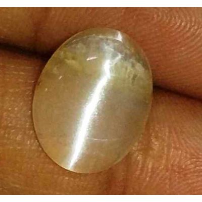 2.45 Carat Natural Chrysoberyl Opal Cat's Eye 12.81 x 9.87 x 3.61 mm