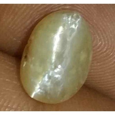 2.80 Carat Natural Chrysoberyl Opal Cat's Eye 10.55 x 6.89 x 6.38 mm