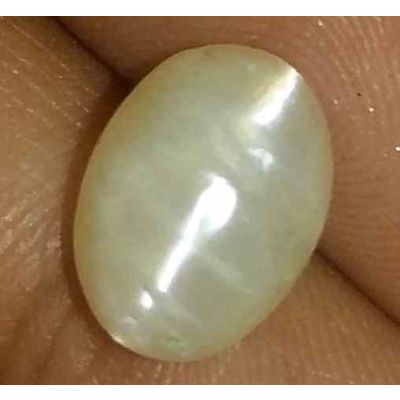 2.45 Carat Natural Chrysoberyl Opal Cat's Eye 10.06 x 7.40 x 5.99 mm