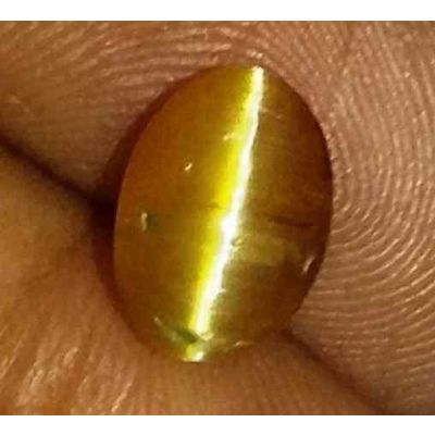 1.70 Carat Natural Chrysoberyl Opal Cat's Eye 8.75 x 6.24 x 4.72 mm
