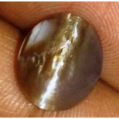 2.32 Carat Natural Chrysoberyl Opal Cat's Eye 10.21 x 8.69 x 4.69 mm
