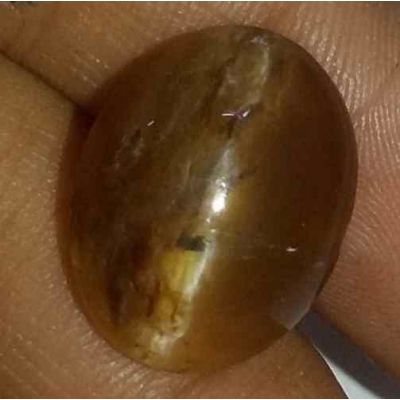 9.62 Carat Natural Chrysoberyl Opal Cat's Eye 16.51 x 13.00 x 7.84 mm