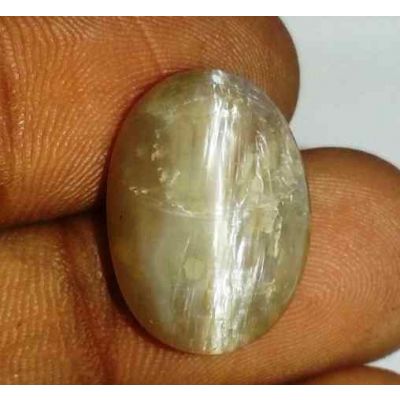 10.72 Carat Natural Chrysoberyl Opal Cat's Eye 17.38 x 12.38 x 9.42 mm