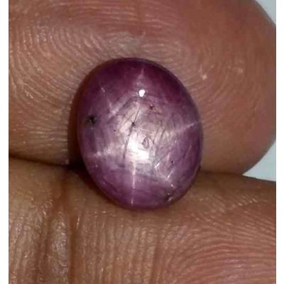 5.91 Carats African Red Star Ruby 10.45x8.34x5.87mm
