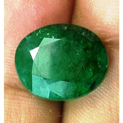 8.76 Carats Natural Green Emerald 14.86 x 12.22 x 7.05 mm