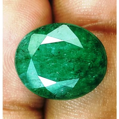 9.02 Carats Natural Green Emerald 15.45 x 12.38 x 6.91 mm