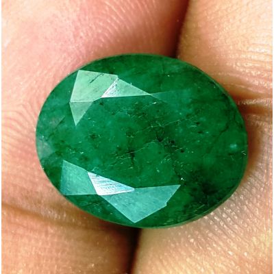 6.27 Carats Natural Green Emerald 14.32 x 11.56 x 5.35 mm