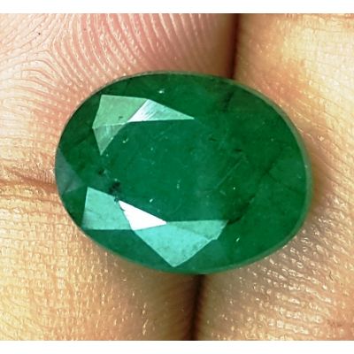 6.51 Carats Natural Green Emerald 13.21 x 10.35 x 6.93 mm