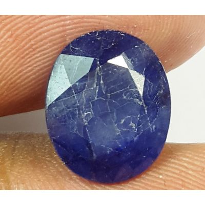4.50 Carats Natural Blue Sapphire 10.75 x 9.00 x 5.10 mm