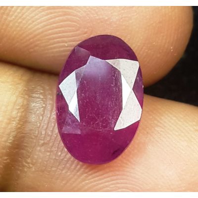 4.1 Carats Natural Red Ruby 8.27 x 7.25 x 5.25 mm