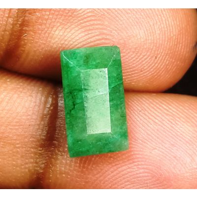 3.64 Carats Natural Green Emerald 11.75 x 6.60 x 5.25 mm