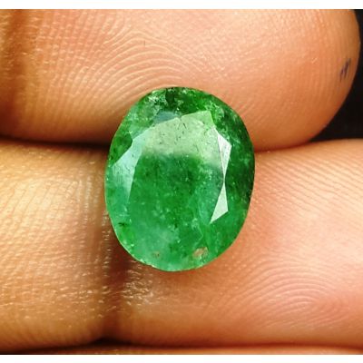 3.82 Carats Natural Green Emerald 11.23 x 9.10 x 5.25 mm