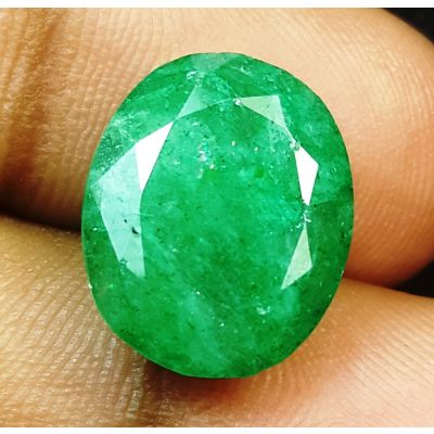 9.78 Carats Natural Green Emerald 15.00 x 12.40 x 7.50 mm