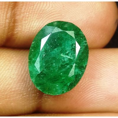 6.74 Carats Natural Green Emerald 13.85 x 10.80 x 6.40 mm