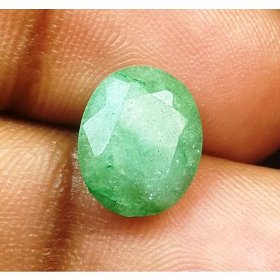 3.55 Carats Natural Green Emerald 10.95 x 9.15 x 5.00 mm