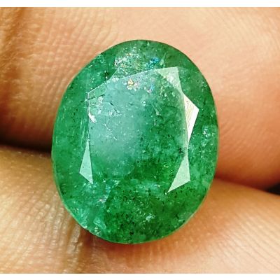 6.55 Carats Natural Green Emerald 12.80 x 10.35 x 7.00 mm