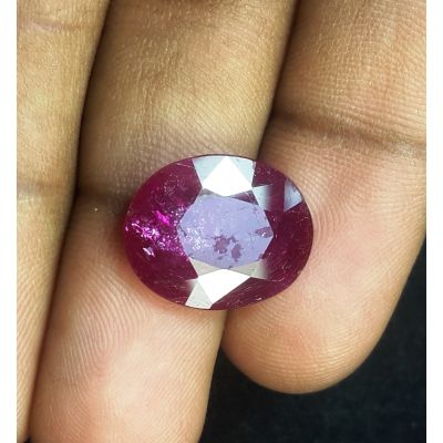 12.02 Carats Natural Red Ruby 16.27 x 13.21 x 4.80 mm
