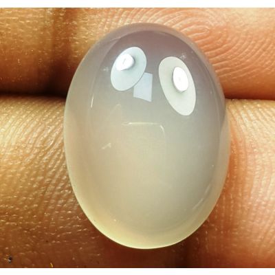 8.34 Carats Natural Grey Chalcedony 16.01 x 11.87 x 5.68 mm