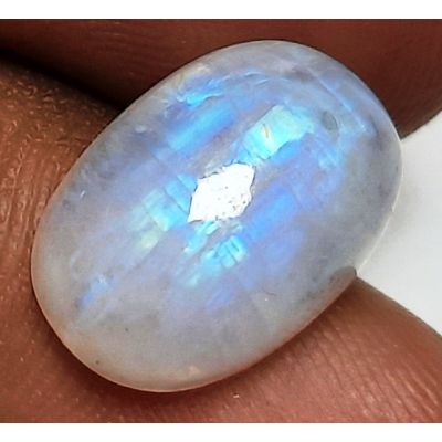8.77 Carats Natural White Moonstone 14.29 x 10.08 x 7.03 mm