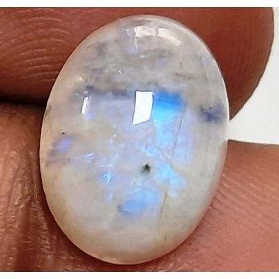 7.01 Carats Natural White Moonstone 14.10 x 10.51 x 8.21 mm