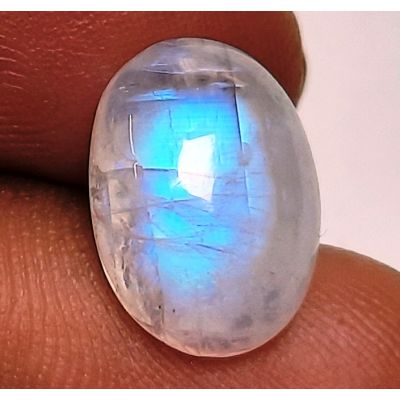 6.32 Carats Natural White Moonstone 14.03 x 9.90 x 5.60 mm