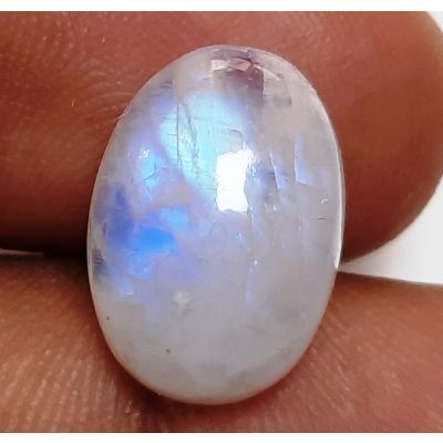 4.22 Carats Natural White Moonstone 14.61 x 10.35 x 5.76 mm