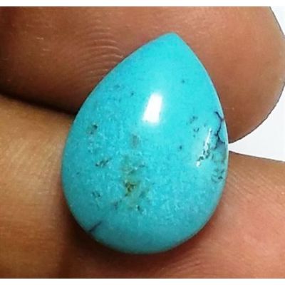 10.58 Carats Natural Blue Paradise Turquoise 17.31 x 12.69 x 6.99 mm