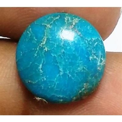 7.76 Carats Natural Blue Paradise Turquoise 14.30 x 14.16 x 4.84 mm