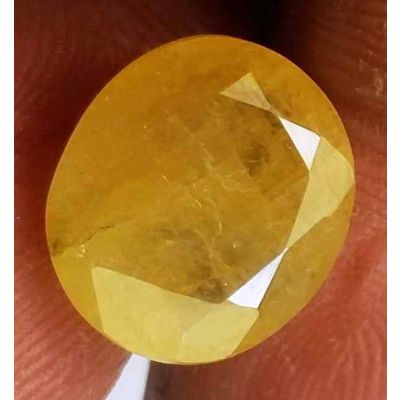 6.19 Carats Ceylon Yellow Sapphire 11.90 x 10.63 x 5.11 mm