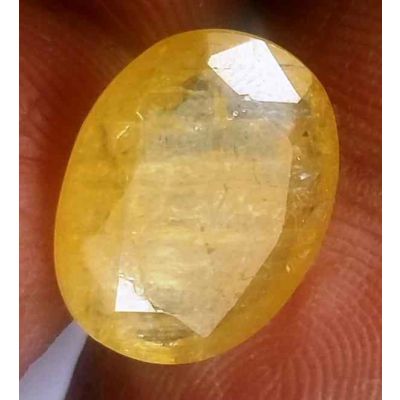 5 Carats Ceylon Yellow Sapphire 12.78 x 10.81 x 3.50 mm