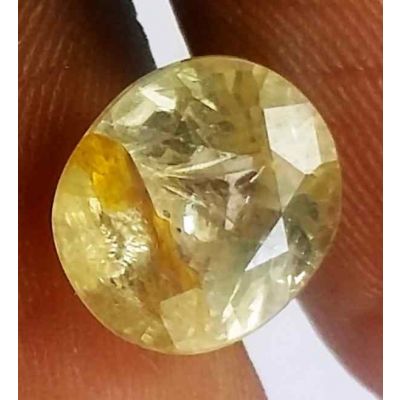 2.79 Carats Ceylon Yellow Sapphire 8.54 x 7.38 x 5.15 mm