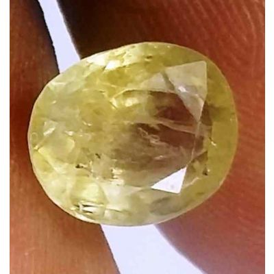 1.94 Carats Ceylon Yellow Sapphire 7.77 x 6.74 x 3.99 mm