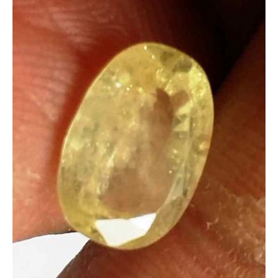 2.15 Carats Ceylon Yellow Sapphire 9.13 x 6.21 x 3.83 mm