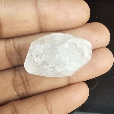 21.9  carats  Natural Herkimer diamond  26.46x16.49x6.58 mm 