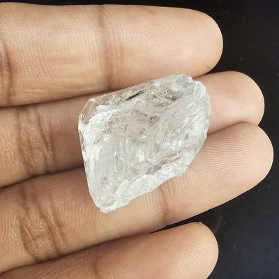 13.74  carats  Natural Herkimer diamond  10.17x11.06x13.80 mm