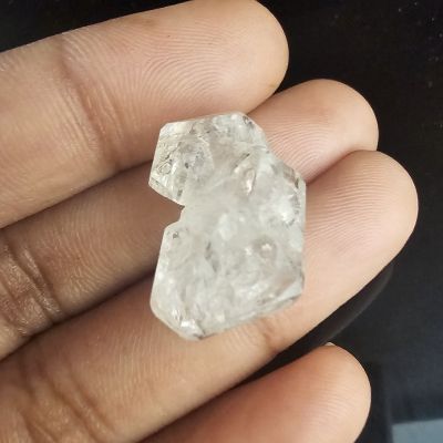 36.2 carats  Natural Herkimer diamond  0.02x6.02x0.75 mm