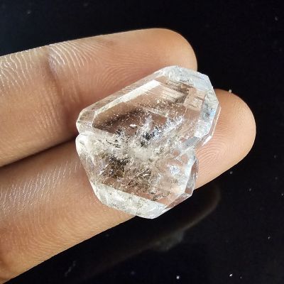 30.21 carats  Natural Herkimer diamond  12.35x12.62x17.09 mm