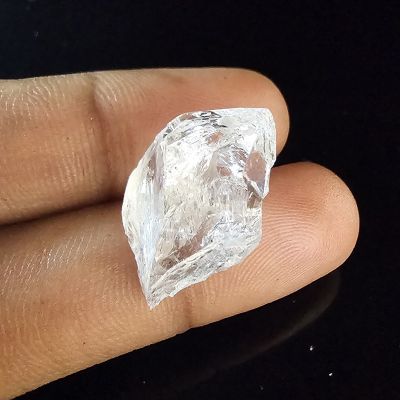 29.33  carats  Natural Herkimer diamond  17.62x0.62x5.39 mm